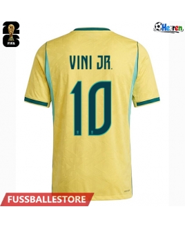 Günstige Brasilien Vinicius Junior #10 Heimtrikot WM 2026 Kurzarm